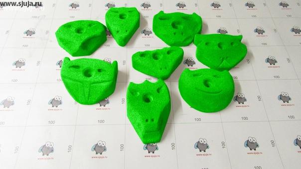 Фигурные скалодром зацепы Морды (Faces) 
Данный набор скалодром зацепов вы можете купить по фиксированной цене 800 руб за набор из 8 зацепок. Данная цена фиксирована для любого из наборов на данной странице. В стоимость данного набора входит 8 зацепов в виде мордашек для установки на скалодрм или детскую площадку, что позволяет создавать разнообразные трассы для перемещения по скалодрому. 
Цена 1 скалодром зацепа 100 руб. 
#скалодром #зацепы #купитьзацепы #детскаяплощадка #скалолазание #зацепки #купитьзацепки #фигурныезацепы #зацепыкупить #изготовлениезацепов #производствозацепов #скалодромыдлядетей
http://sjuja.ru/holds/ghost-holds.html